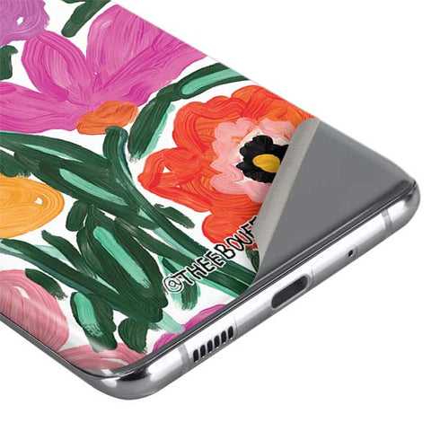 Bouffants and Broken Hearts Painterly Garden Galaxy S20 Skin