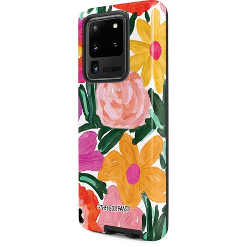 Bouffants and Broken Hearts Painterly Garden Galaxy S20 Ultra 5G Pro Case