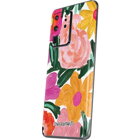 Bouffants and Broken Hearts Painterly Garden Galaxy S20 Ultra 5G Skin
