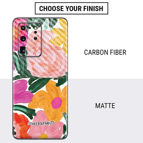 Bouffants and Broken Hearts Painterly Garden Galaxy S20 Ultra 5G Skin