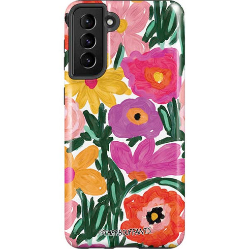 Bouffants and Broken Hearts Painterly Garden Galaxy S21 Plus 5G Pro Case