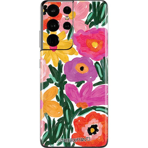 Bouffants and Broken Hearts Painterly Garden Galaxy S21 Ultra 5G Skin