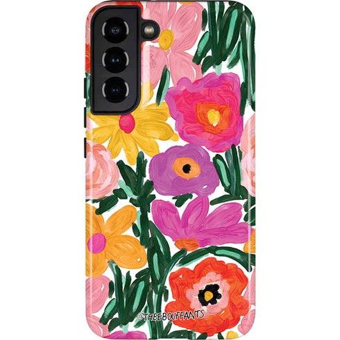 Bouffants and Broken Hearts Painterly Garden Galaxy S22 Plus Pro Case