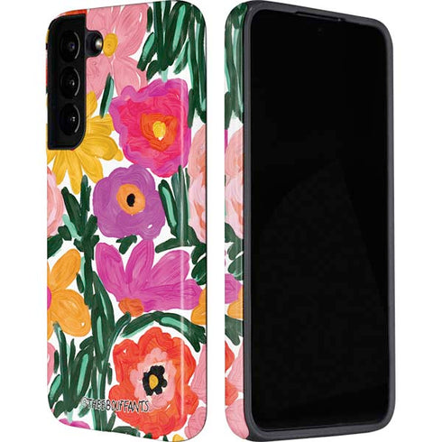 Bouffants and Broken Hearts Painterly Garden Galaxy S22 Plus Pro Case