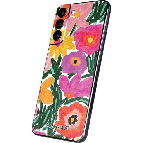 Bouffants and Broken Hearts Painterly Garden Galaxy S22 Plus Skin