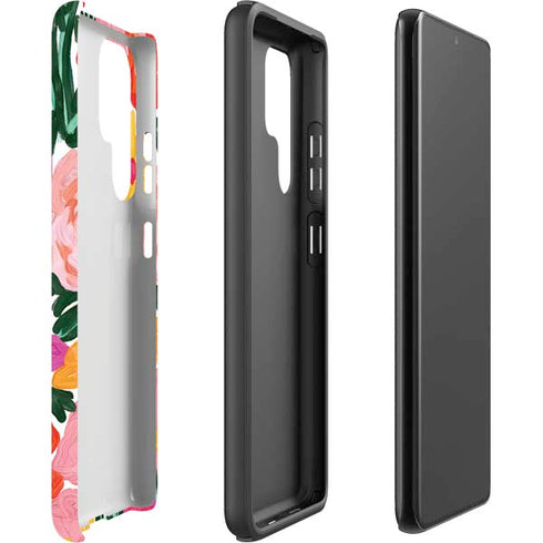 Bouffants and Broken Hearts Painterly Garden Galaxy S22 Ultra Pro Case