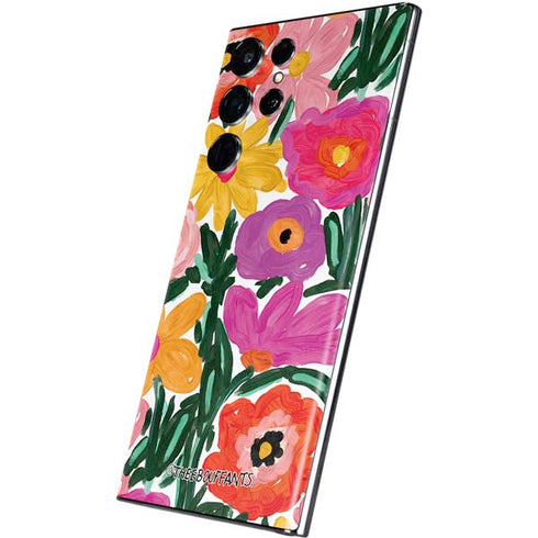 Bouffants and Broken Hearts Painterly Garden Galaxy S22 Ultra Skin