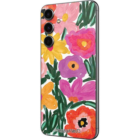 Bouffants and Broken Hearts Painterly Garden Galaxy S23 FE Skin