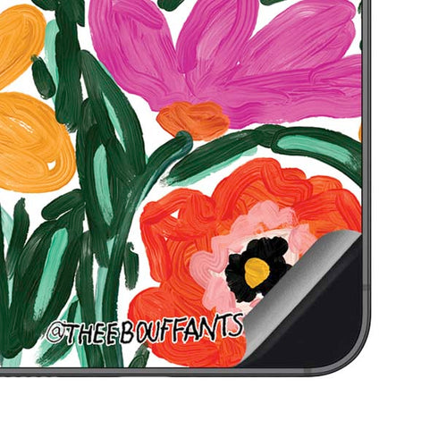 Bouffants and Broken Hearts Painterly Garden Galaxy S23 FE Skin