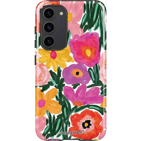 Bouffants and Broken Hearts Painterly Garden Galaxy S23 Plus Pro Case