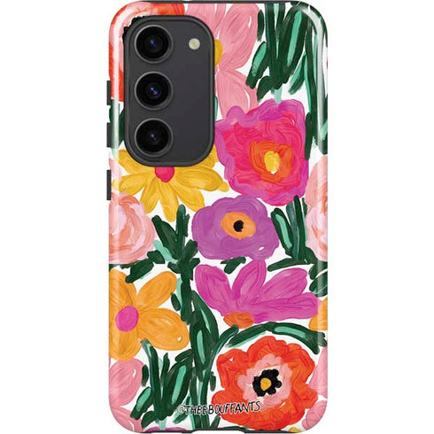 Bouffants and Broken Hearts Painterly Garden Galaxy S23 Pro Case
