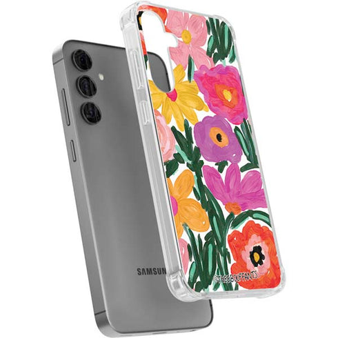 Bouffants and Broken Hearts Painterly Garden Galaxy S24 Plus Clear Case