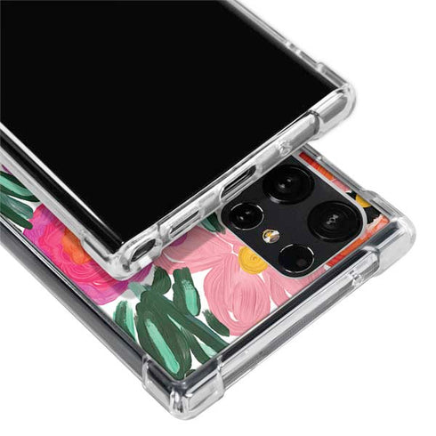 Bouffants and Broken Hearts Painterly Garden Galaxy S24 Ultra Clear Case