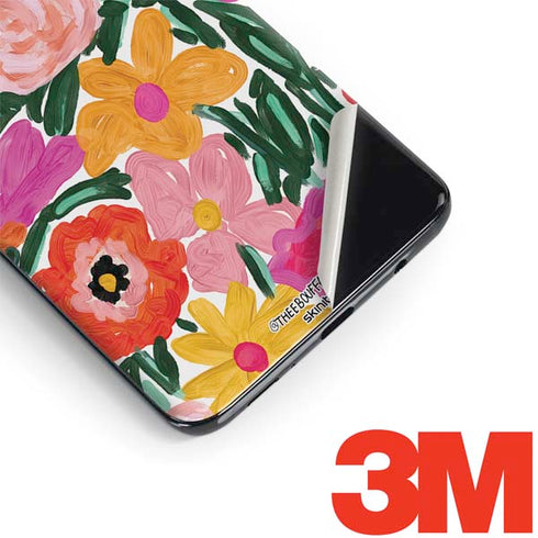 Bouffants and Broken Hearts Painterly Garden Galaxy S9 Plus Skin