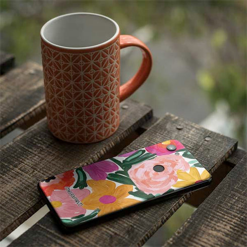 Bouffants and Broken Hearts Painterly Garden Google Pixel 3a XL Skin