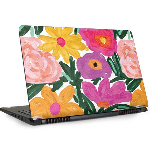 Bouffants and Broken Hearts Painterly Garden Dell Inspiron Skin