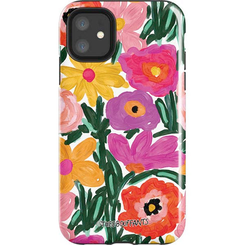 Bouffants and Broken Hearts Painterly Garden iPhone 11 Impact Case