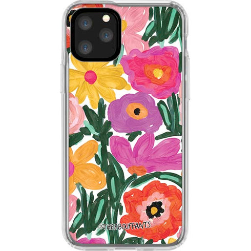 Bouffants and Broken Hearts Painterly Garden iPhone 11 Pro Clear Case