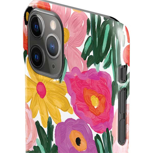Bouffants and Broken Hearts Painterly Garden iPhone 11 Pro Lite Case