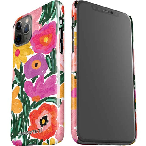 Bouffants and Broken Hearts Painterly Garden iPhone 11 Pro Lite Case
