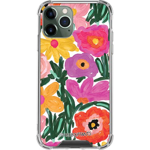 Bouffants and Broken Hearts Painterly Garden iPhone 11 Pro Max Clear Case