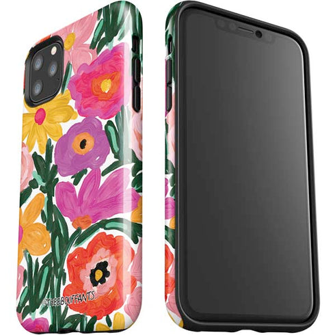 Bouffants and Broken Hearts Painterly Garden iPhone 11 Pro Max Impact Case