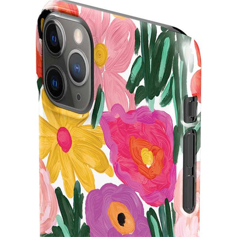 Bouffants and Broken Hearts Painterly Garden iPhone 11 Pro Max Lite Case