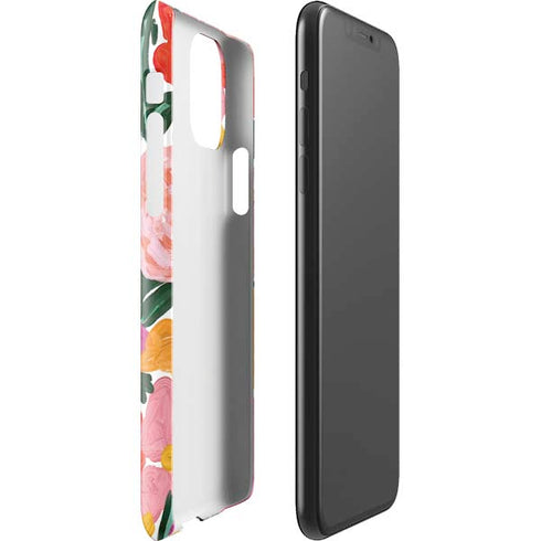 Bouffants and Broken Hearts Painterly Garden iPhone 11 Pro Max Lite Case