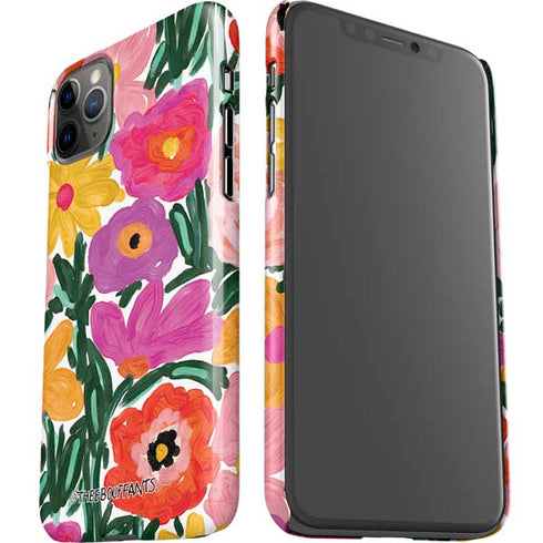 Bouffants and Broken Hearts Painterly Garden iPhone 11 Pro Max Lite Case
