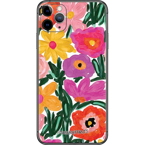 Bouffants and Broken Hearts Painterly Garden iPhone 11 Pro Max Skin