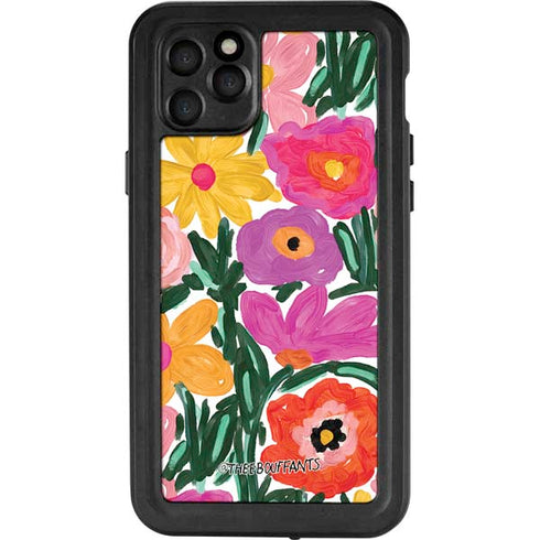 Bouffants and Broken Hearts Painterly Garden iPhone 11 Pro Max Waterproof Case