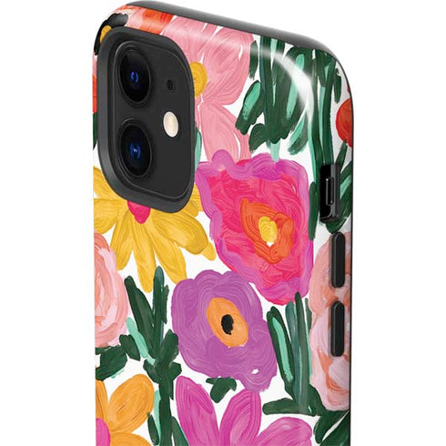 Bouffants and Broken Hearts Painterly Garden iPhone 12 Impact Case