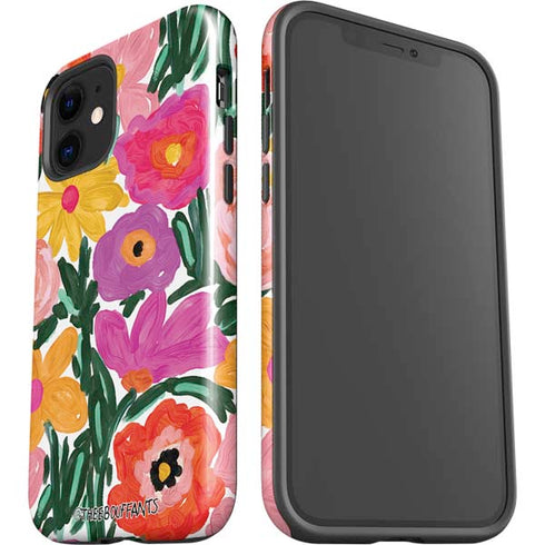 Bouffants and Broken Hearts Painterly Garden iPhone 12 Impact Case