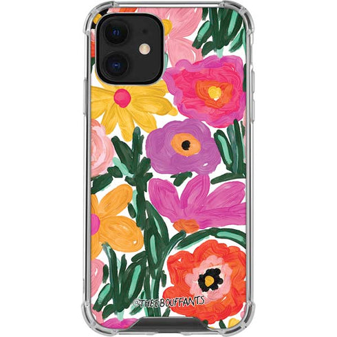 Bouffants and Broken Hearts Painterly Garden iPhone 12 Mini Clear Case