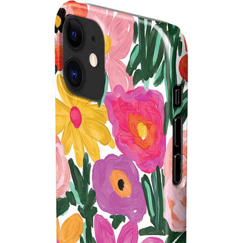 Bouffants and Broken Hearts Painterly Garden iPhone 12 Mini Lite Case