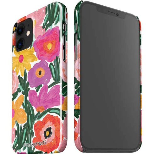 Bouffants and Broken Hearts Painterly Garden iPhone 12 Mini Lite Case