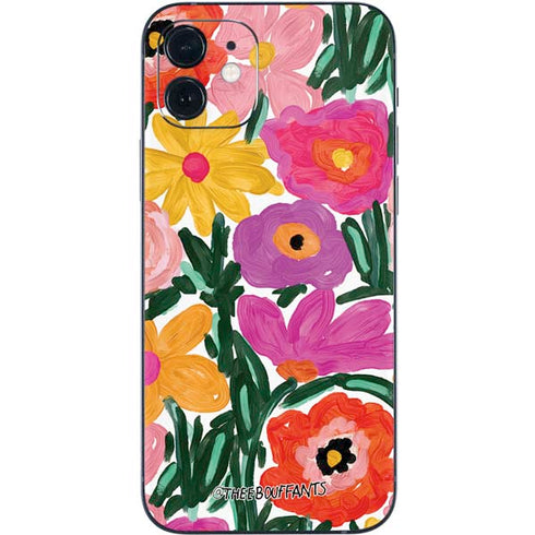 Bouffants and Broken Hearts Painterly Garden iPhone 12 Mini Skin