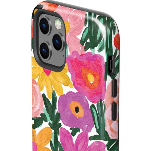 Bouffants and Broken Hearts Painterly Garden iPhone 12 Pro Impact Case