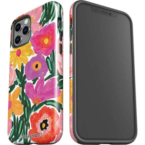 Bouffants and Broken Hearts Painterly Garden iPhone 12 Pro Impact Case