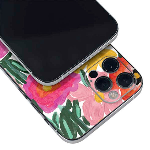 Bouffants and Broken Hearts Painterly Garden iPhone 12 Pro Skin