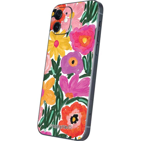 Bouffants and Broken Hearts Painterly Garden iPhone 12 Skin