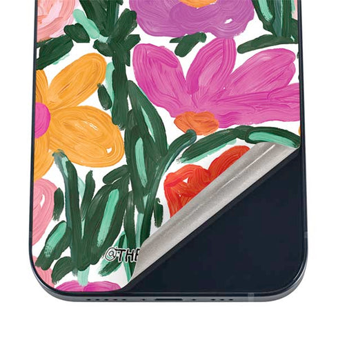 Bouffants and Broken Hearts Painterly Garden iPhone 12 Skin
