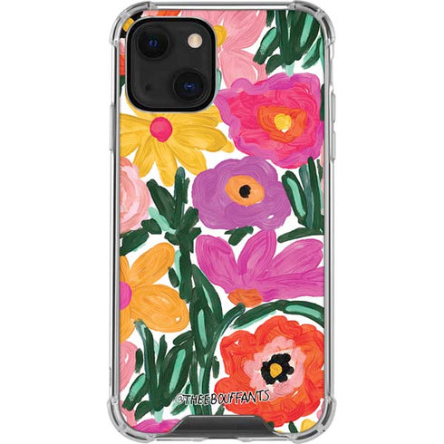 Bouffants and Broken Hearts Painterly Garden iPhone 13 Mini Clear Case