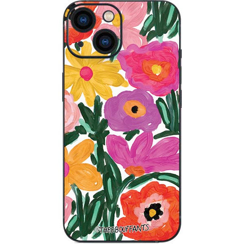 Bouffants and Broken Hearts Painterly Garden iPhone 13 Mini Skin