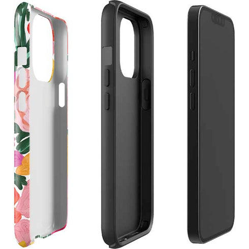Bouffants and Broken Hearts Painterly Garden iPhone 13 Pro Impact Case