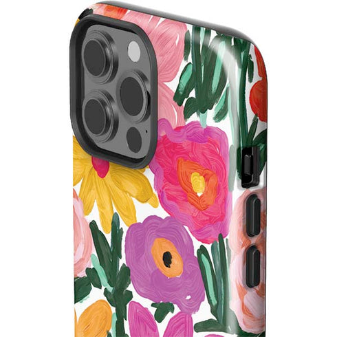 Bouffants and Broken Hearts Painterly Garden iPhone 13 Pro Max Impact Case