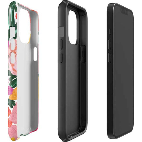 Bouffants and Broken Hearts Painterly Garden iPhone 13 Pro Max Impact Case
