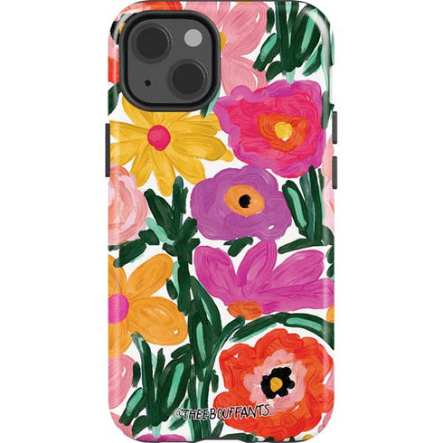 Bouffants and Broken Hearts Painterly Garden iPhone 15 Impact Case