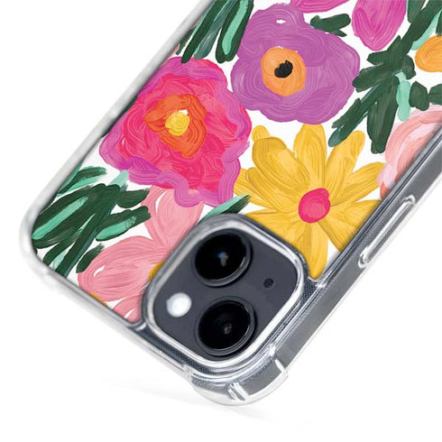 Bouffants and Broken Hearts Painterly Garden iPhone 15 Plus MagSafe Case