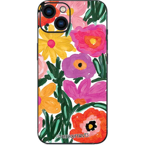 Bouffants and Broken Hearts Painterly Garden iPhone 14 Plus Skin
